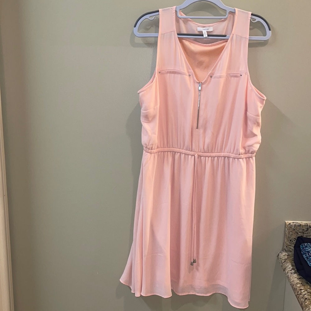 Maurice’s Peach Colored Sleeveless Midi Dress